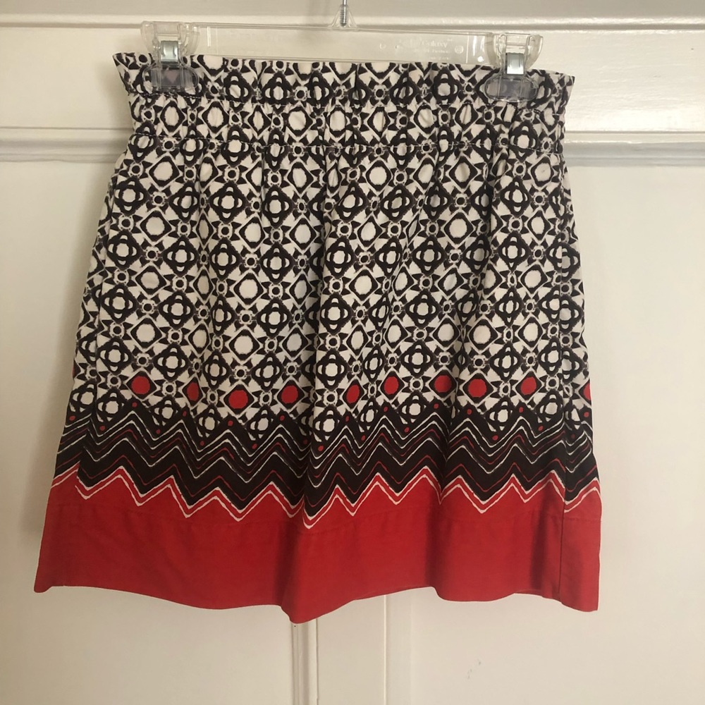 Joe Fresh Patterned Skirt w/ Ruffled Waist Detail
